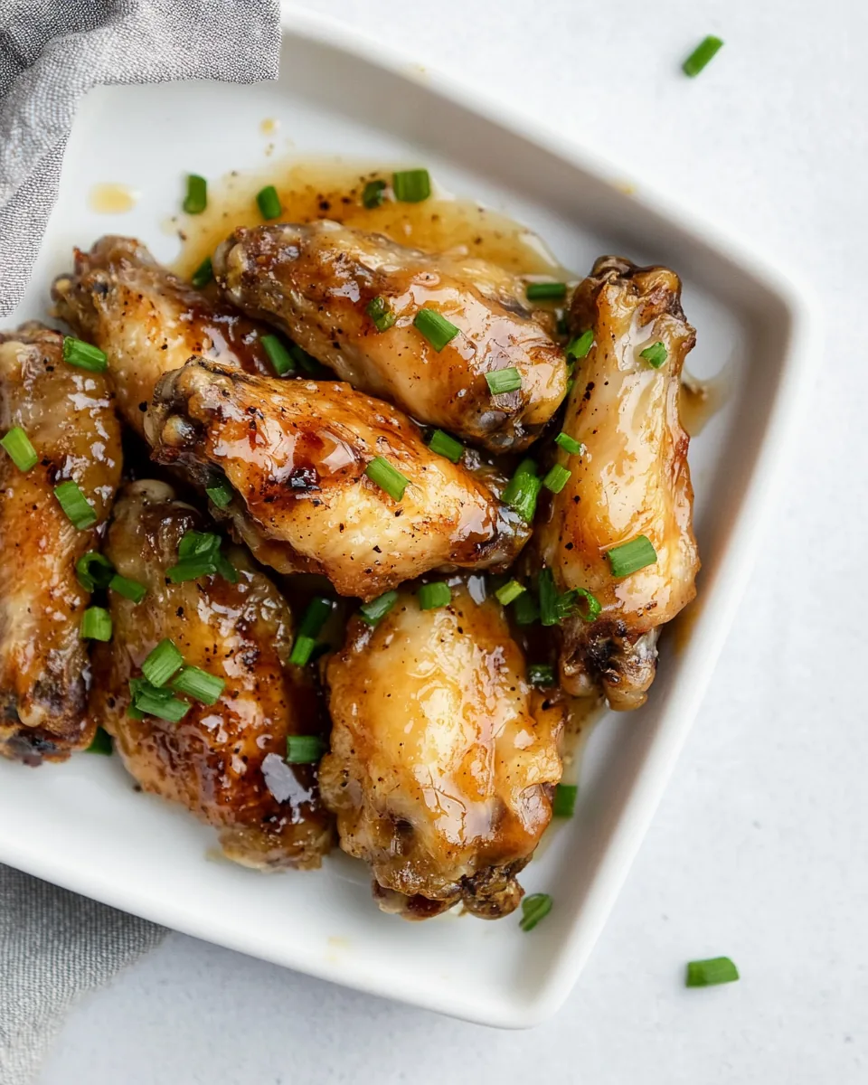 Baked Honey Mustard Chicken Wings