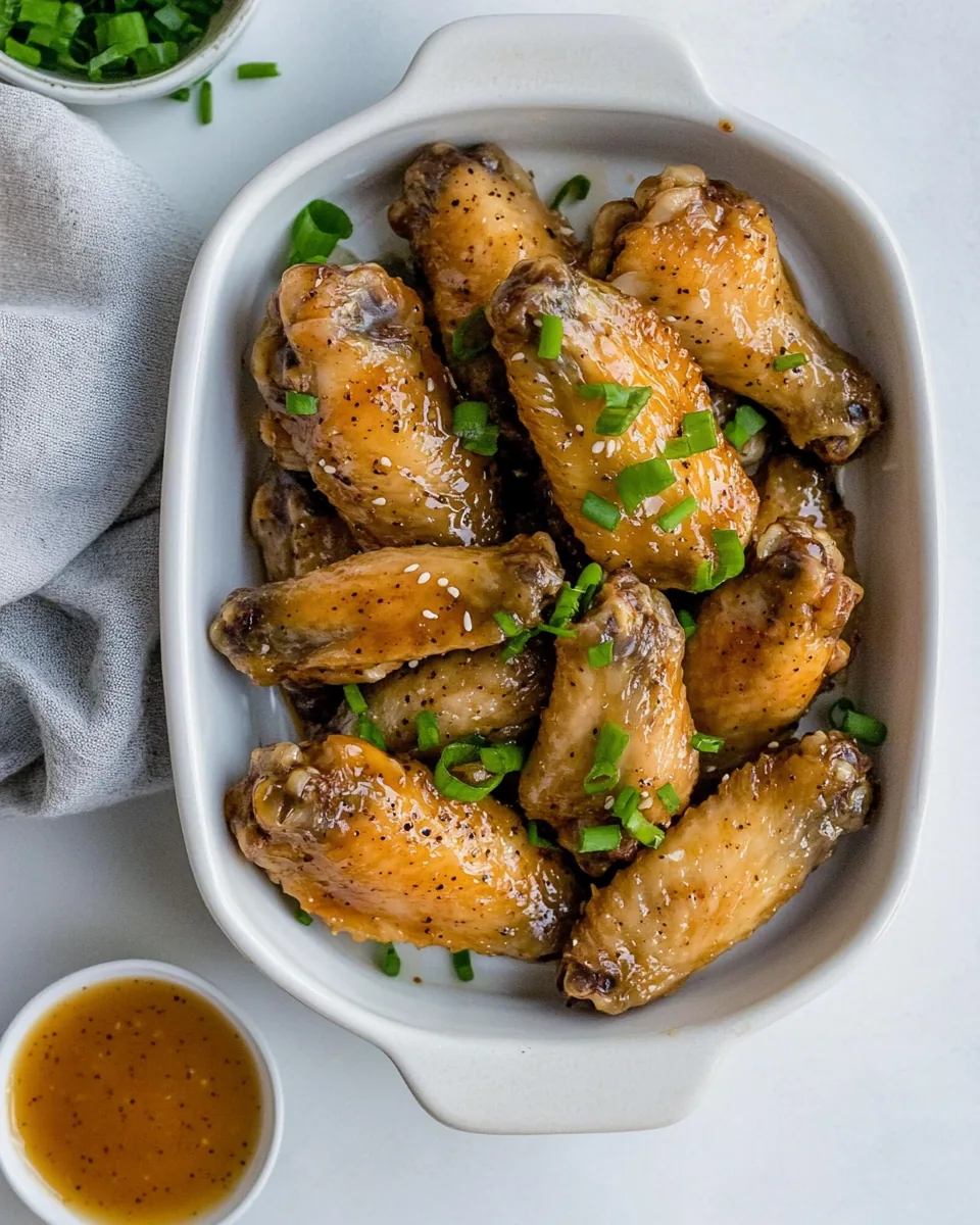 Baked Honey Mustard Chicken Wings