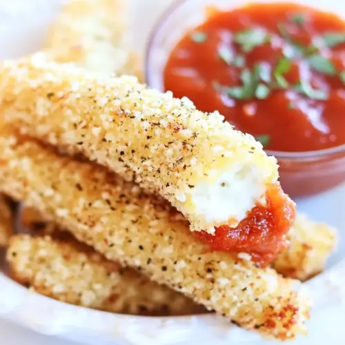 Baked Mozzarella Sticks