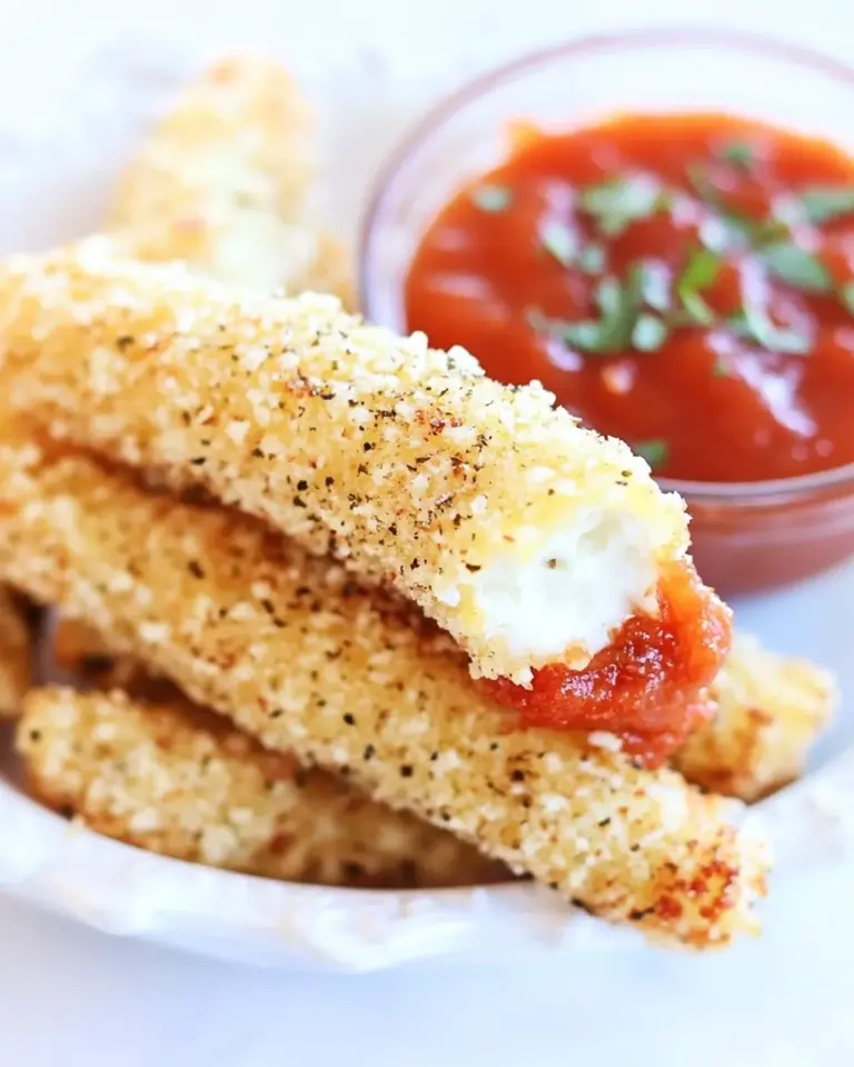 Baked Mozzarella Sticks