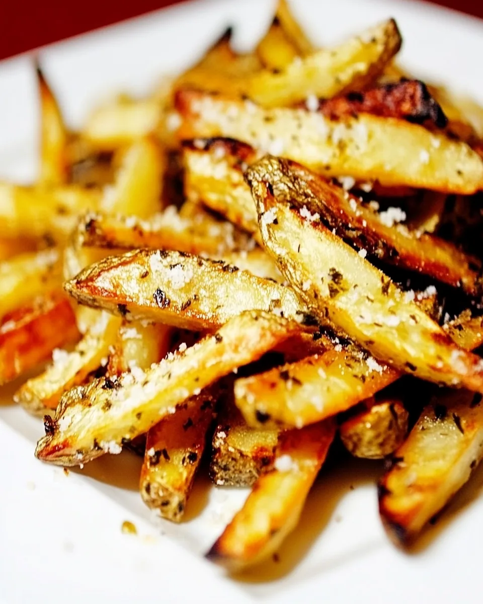 Baked Parmesan Basil Fries