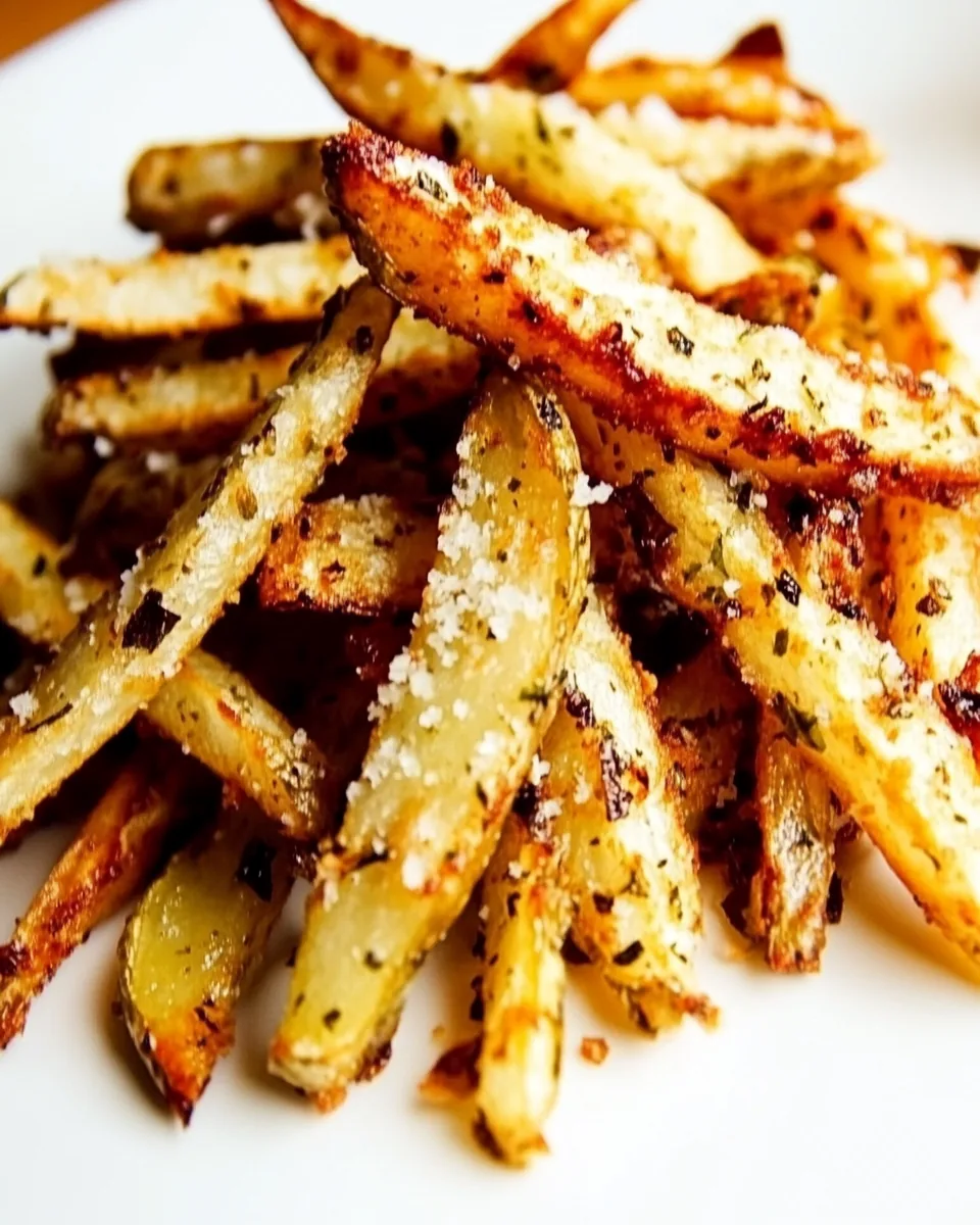 Baked Parmesan Basil Fries