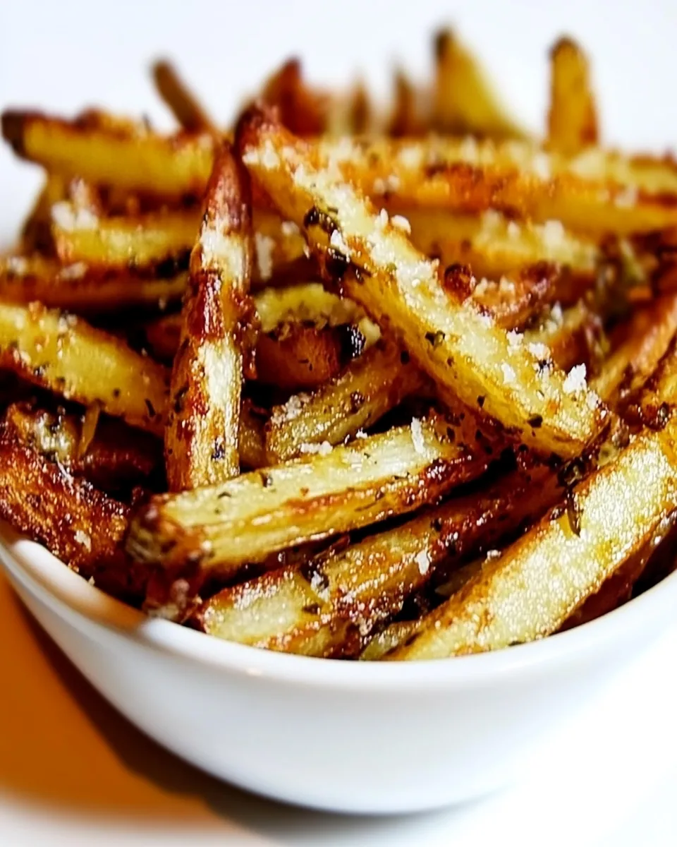 Baked Parmesan Basil Fries
