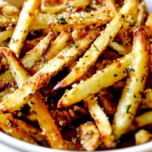 Baked Parmesan Basil Fries