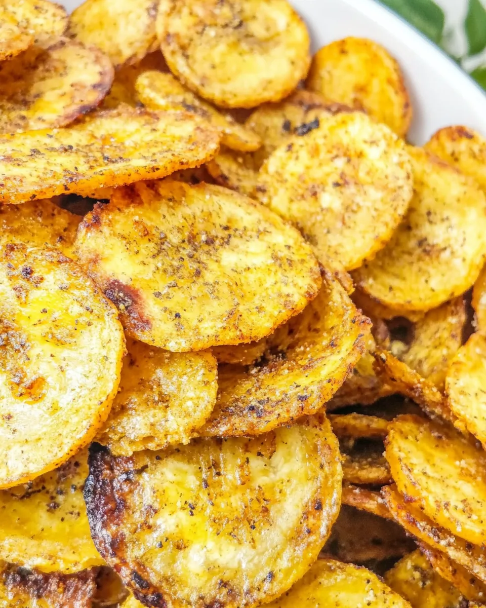 Baked Plantain Chips