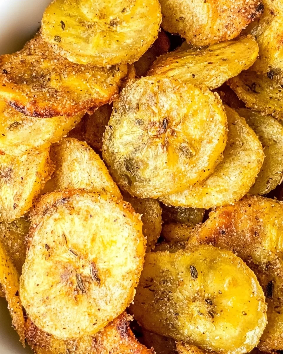 Baked Plantain Chips