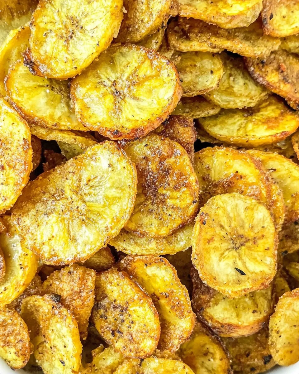 Baked Plantain Chips