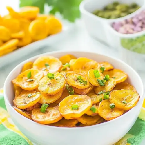 Baked Plantain Chips