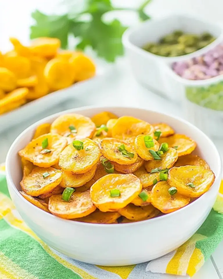 Baked Plantain Chips