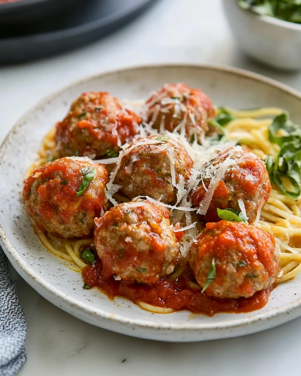 Baked Turkey Meatballs