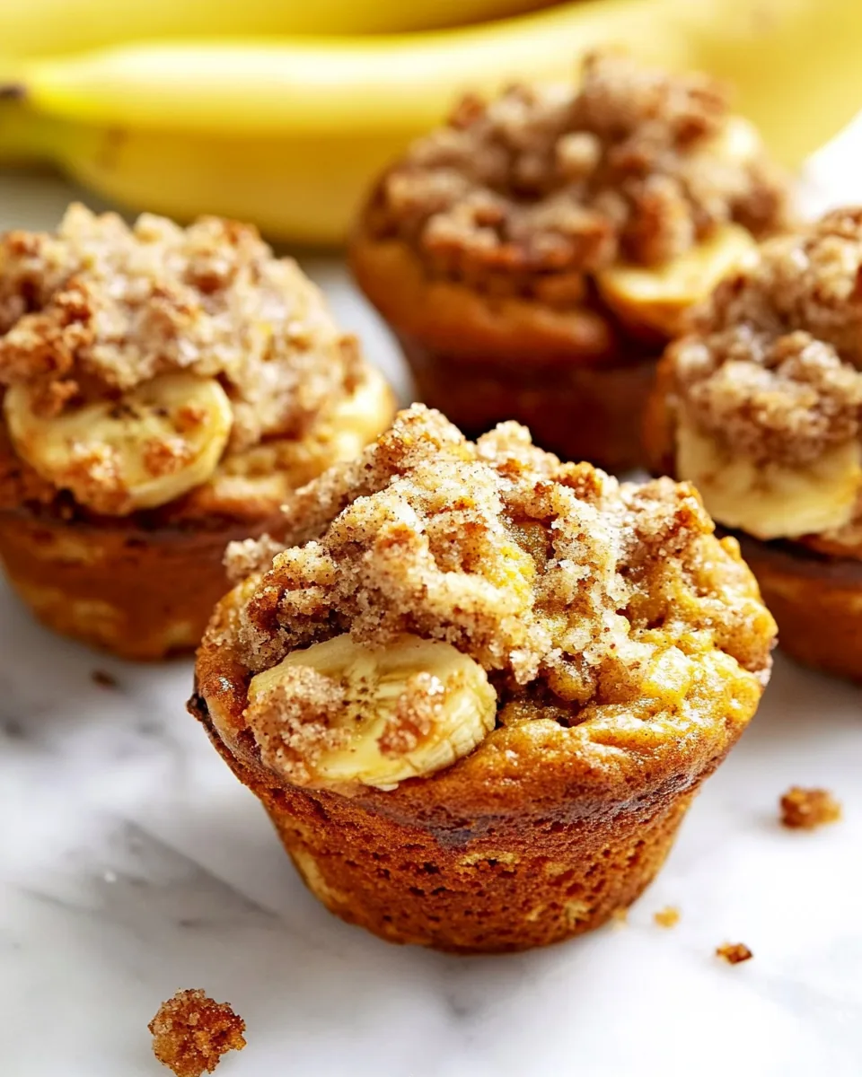 Banana Bread Streusel Muffins