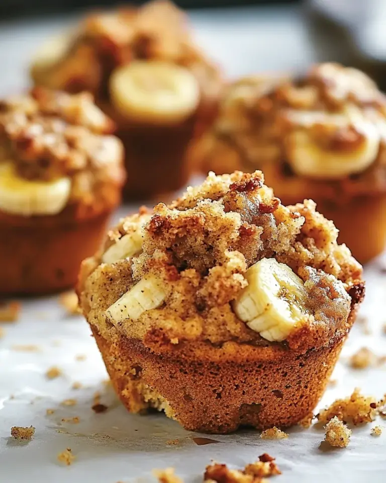 Banana Bread Streusel Muffins