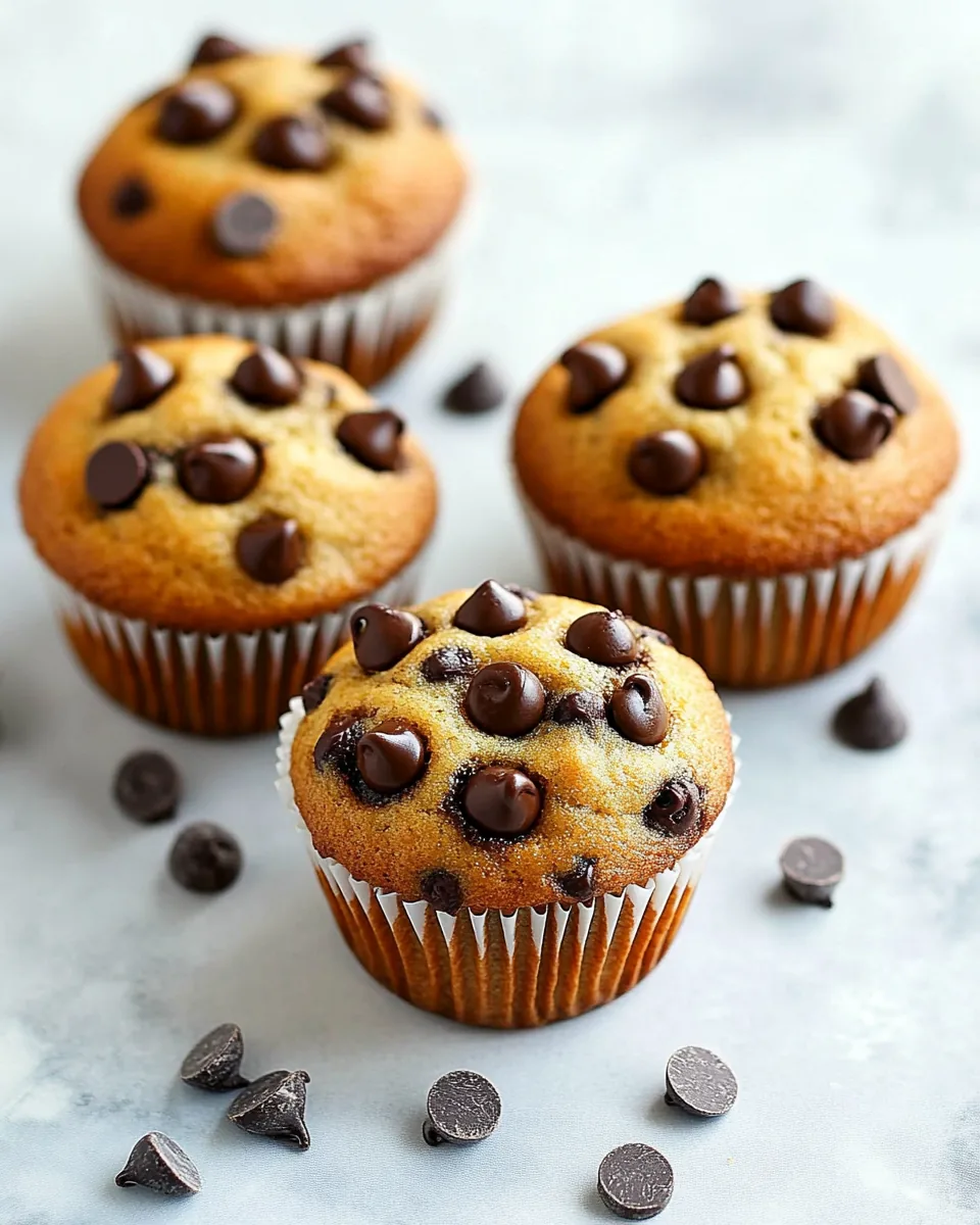 Banana Chocolate Chip Muffins