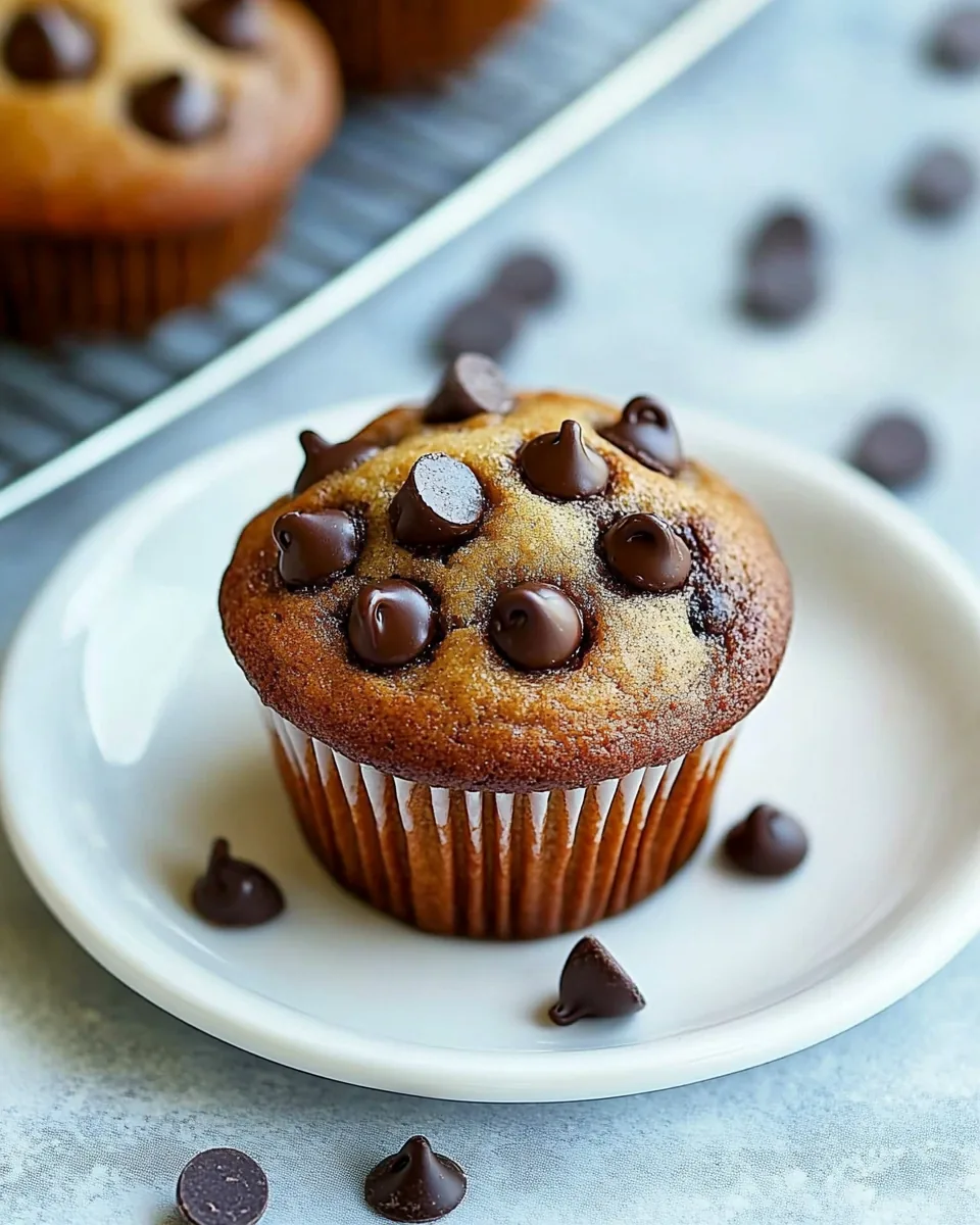 Banana Chocolate Chip Muffins