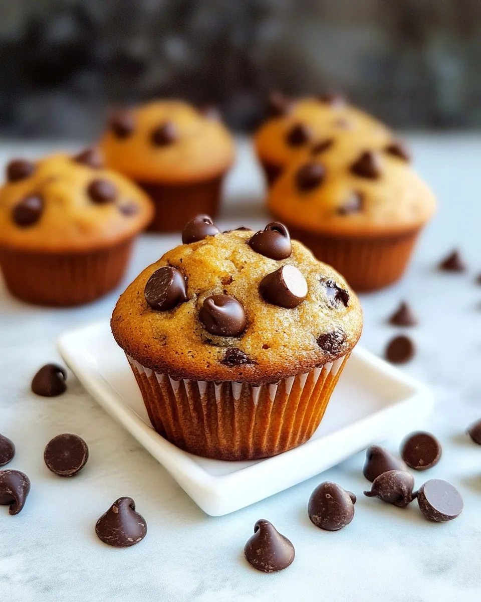 Banana Chocolate Chip Muffins