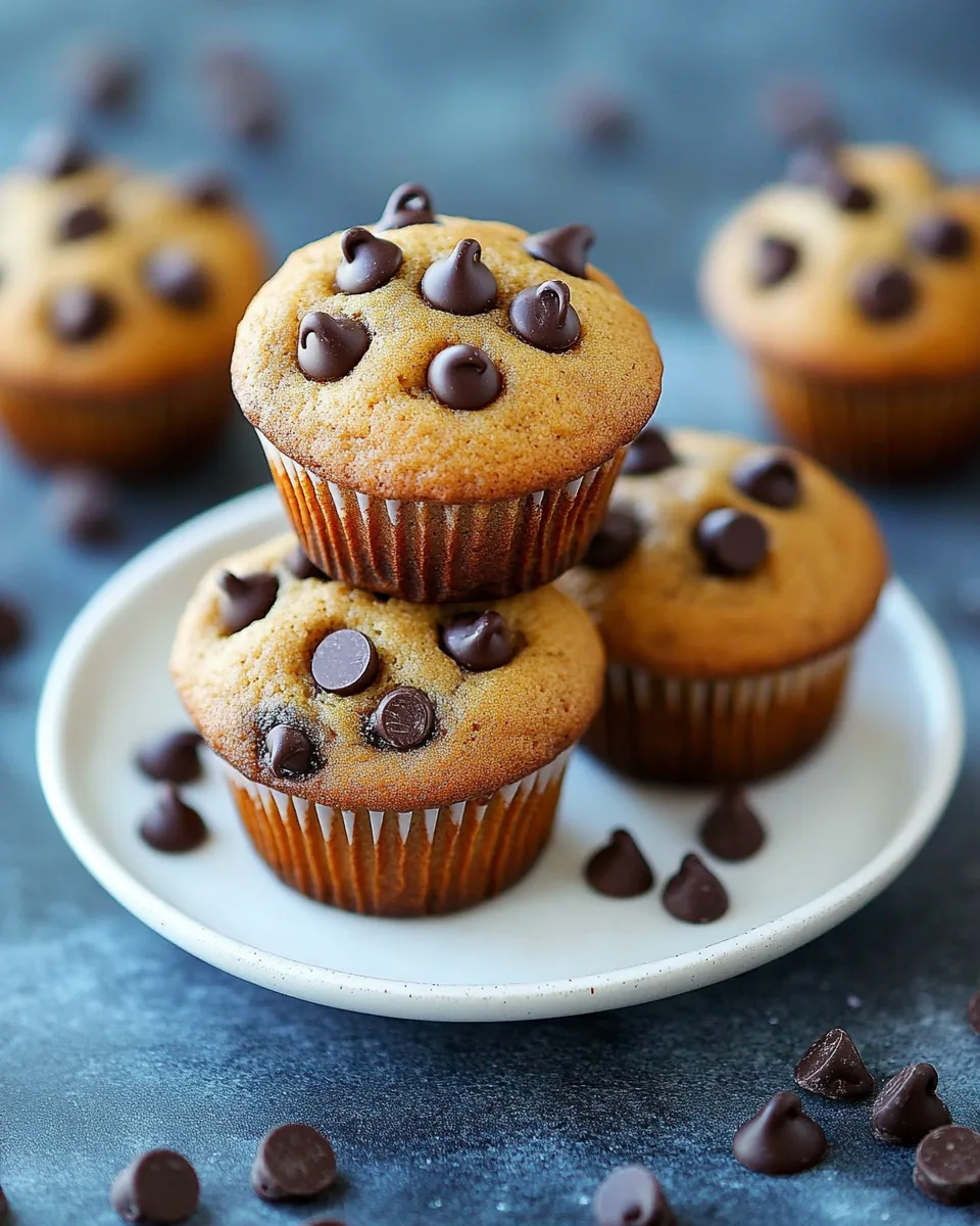 Banana Chocolate Chip Muffins
