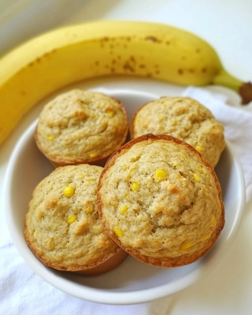 Banana Corn Muffins