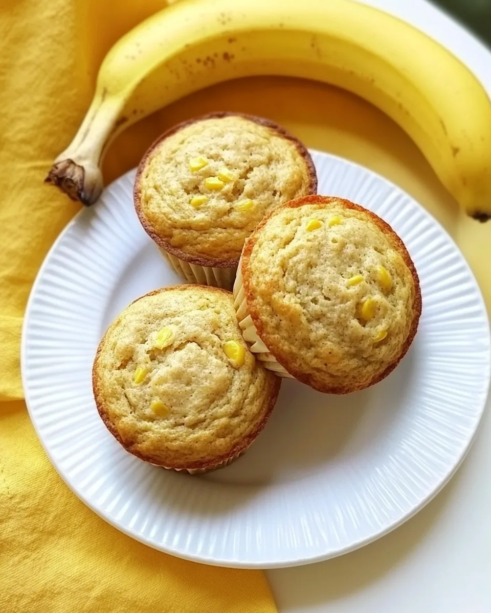 Banana Corn Muffins