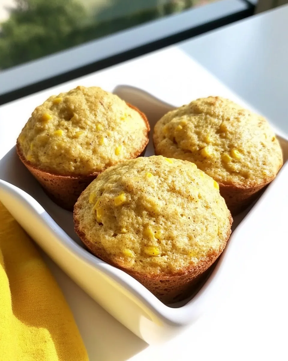 Banana Corn Muffins