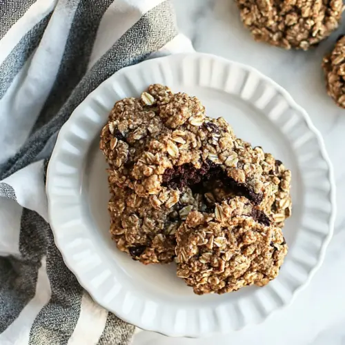 Banana Peanut Butter Oatmeal Cookies