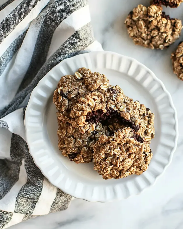 Banana Peanut Butter Oatmeal Cookies