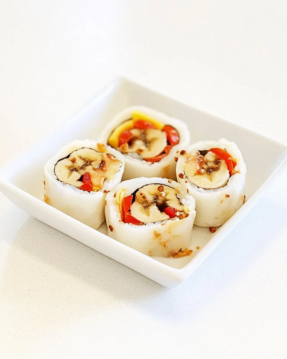 Banana Sushi Rolls