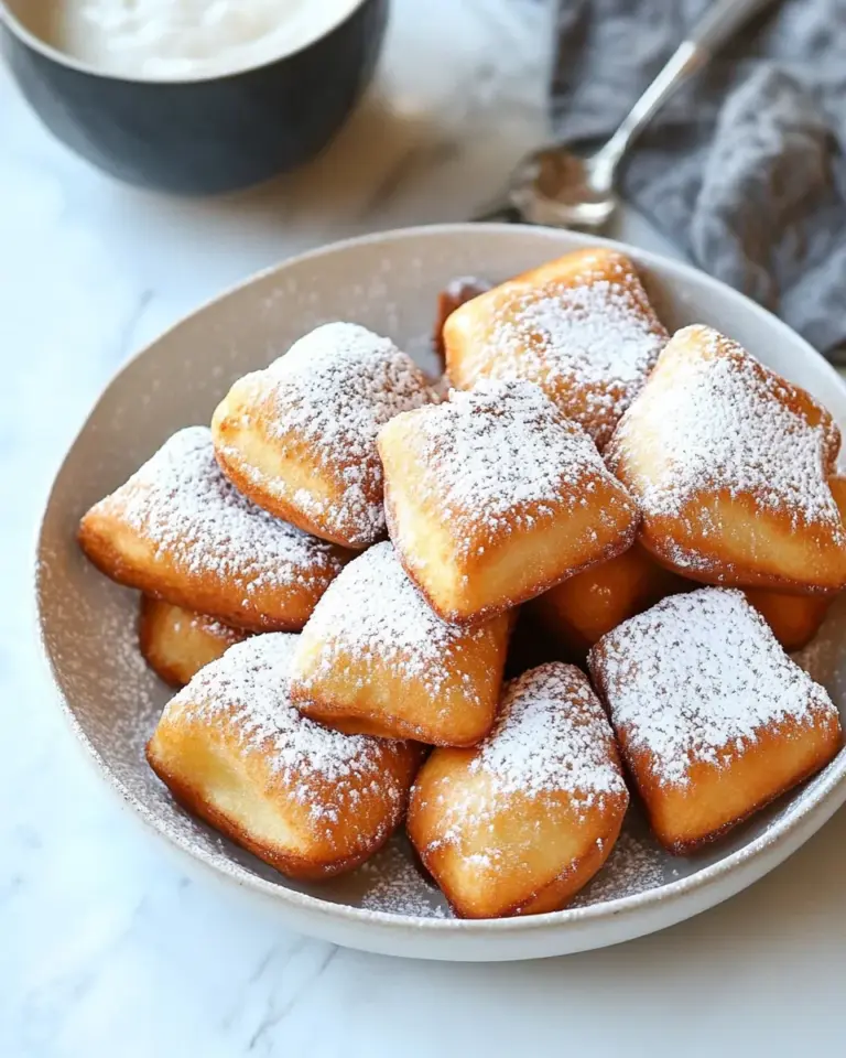 Beignet Recipe