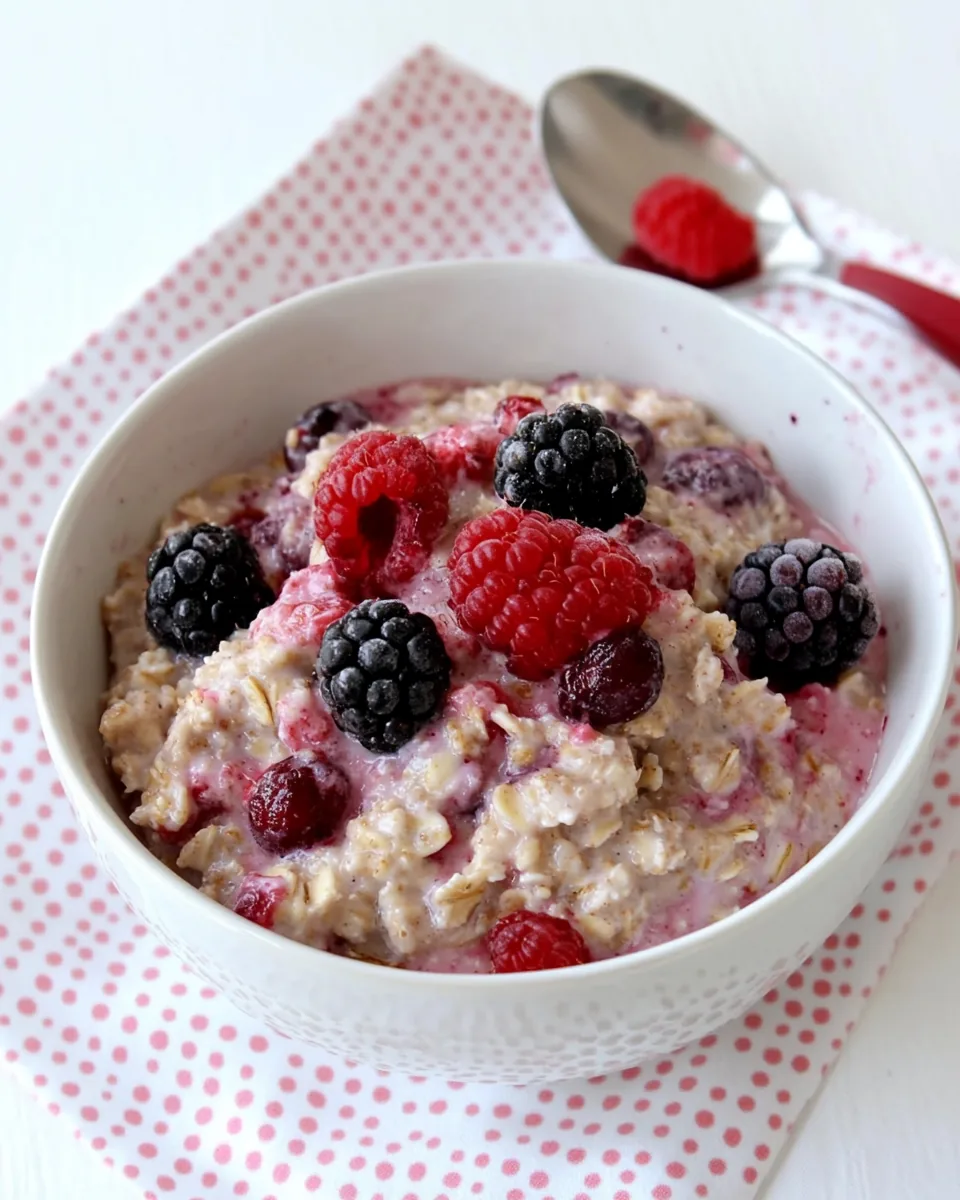 Berry Delicious Oatmeal