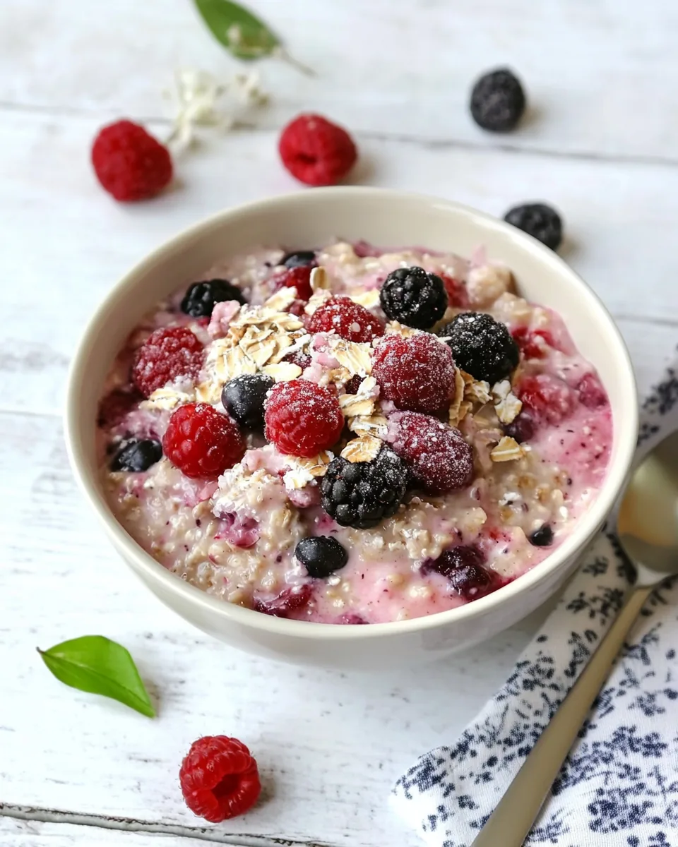 Berry Delicious Oatmeal