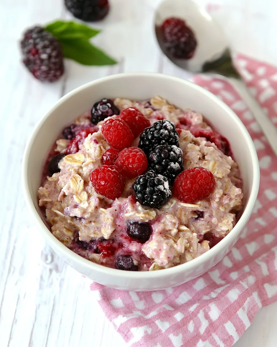 Berry Delicious Oatmeal