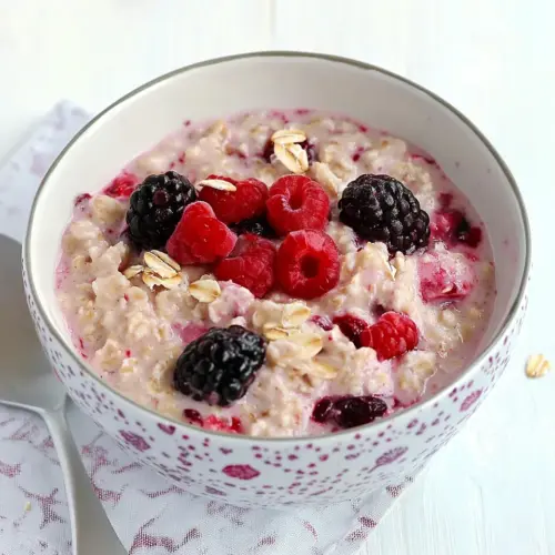 Berry Delicious Oatmeal