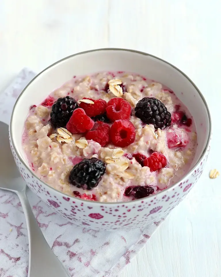 Berry Delicious Oatmeal