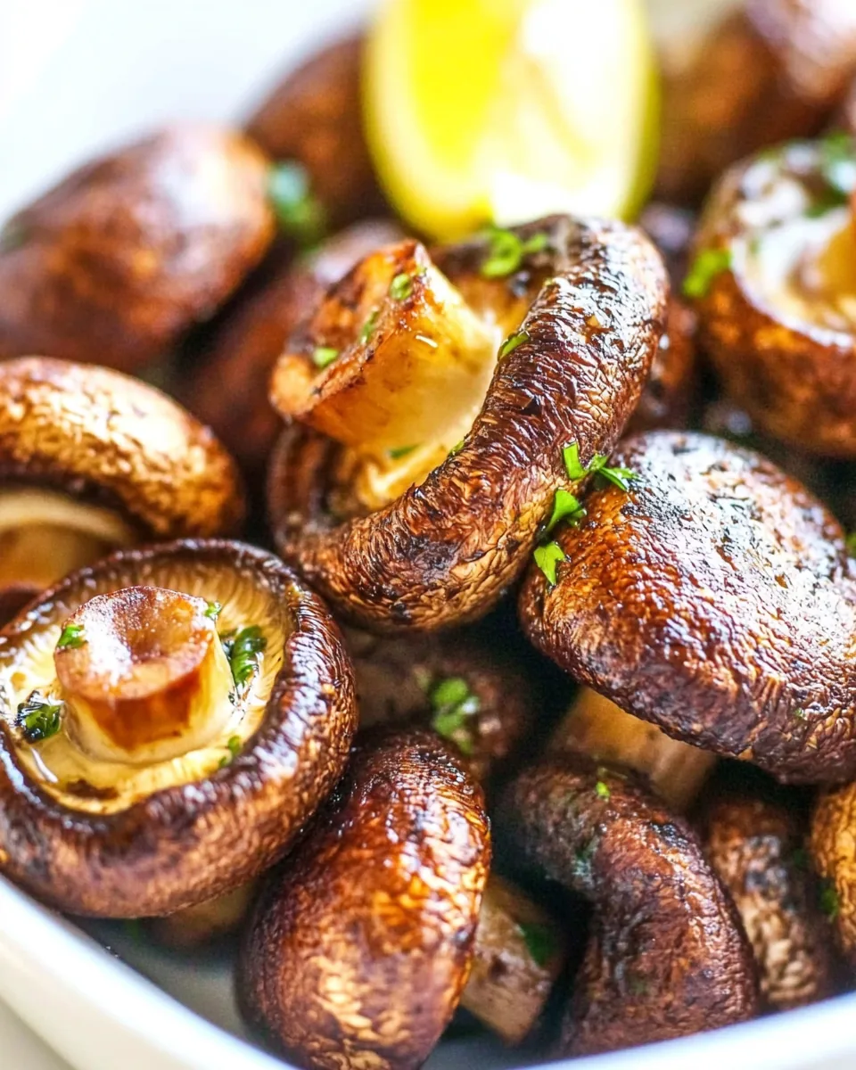 Air Fryer Mushrooms