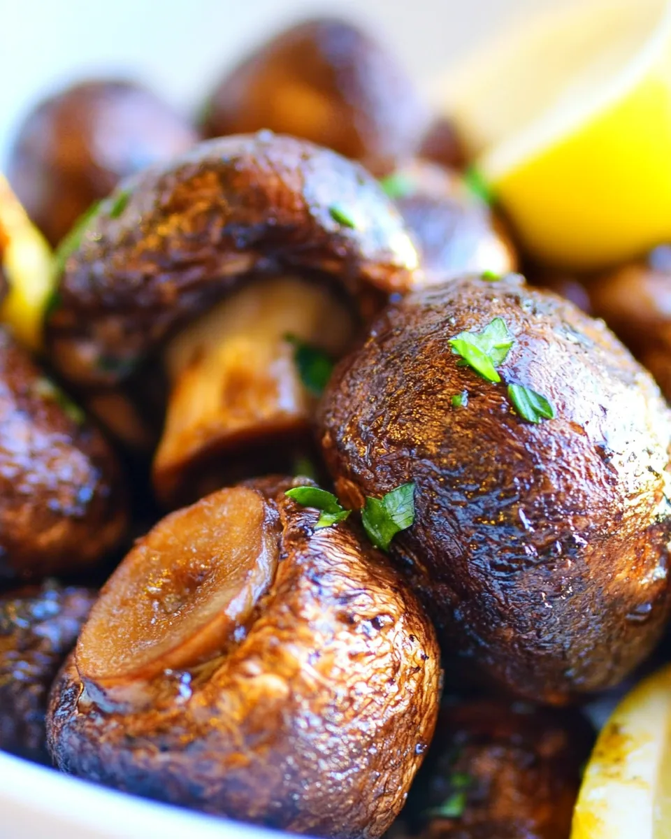 Air Fryer Mushrooms