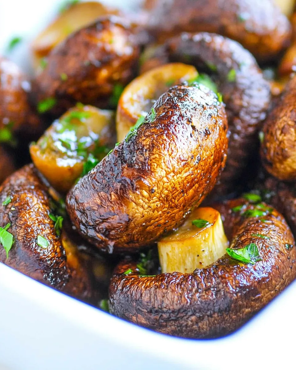Air Fryer Mushrooms