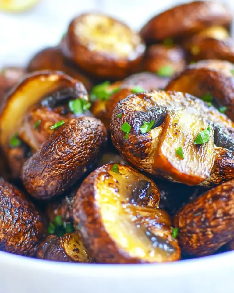 Air Fryer Mushrooms