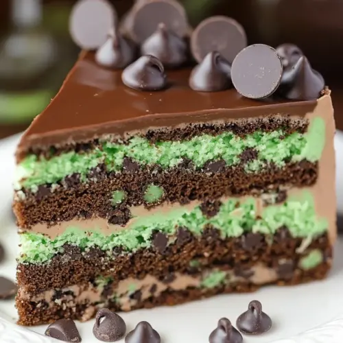 Mint Chocolate Chip Cake