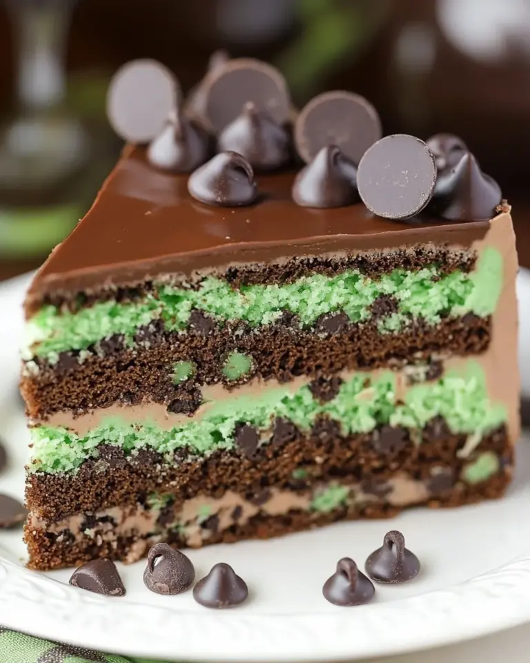 Mint Chocolate Chip Cake