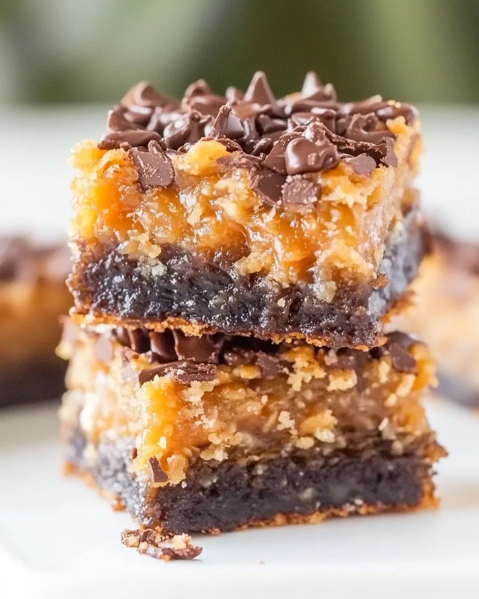 Better Than Girl Scout Samoas Cookie Bars