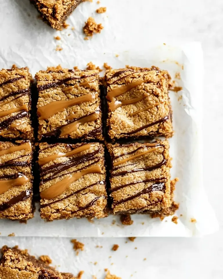 Biscoff Caramel Cookie Bars