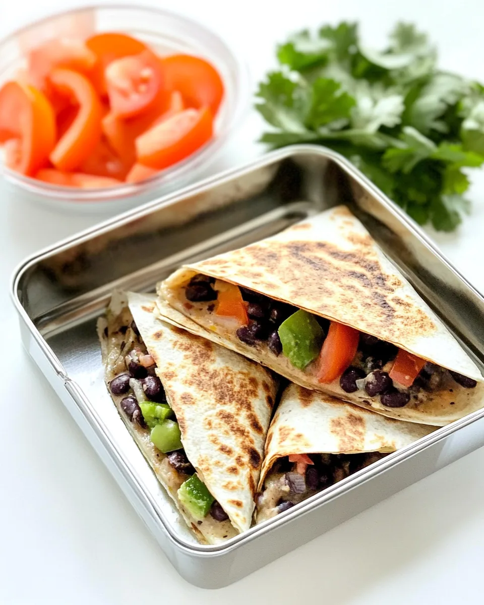 Black Bean Quesadilla