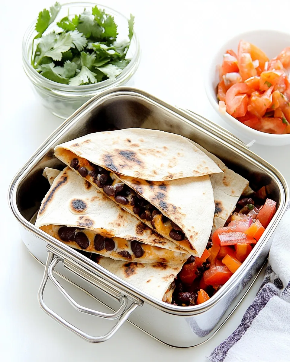 Black Bean Quesadilla