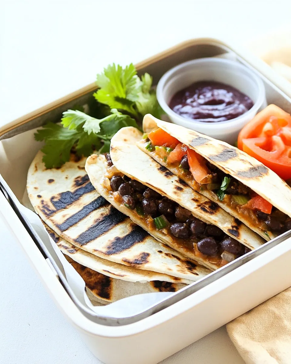 Black Bean Quesadilla