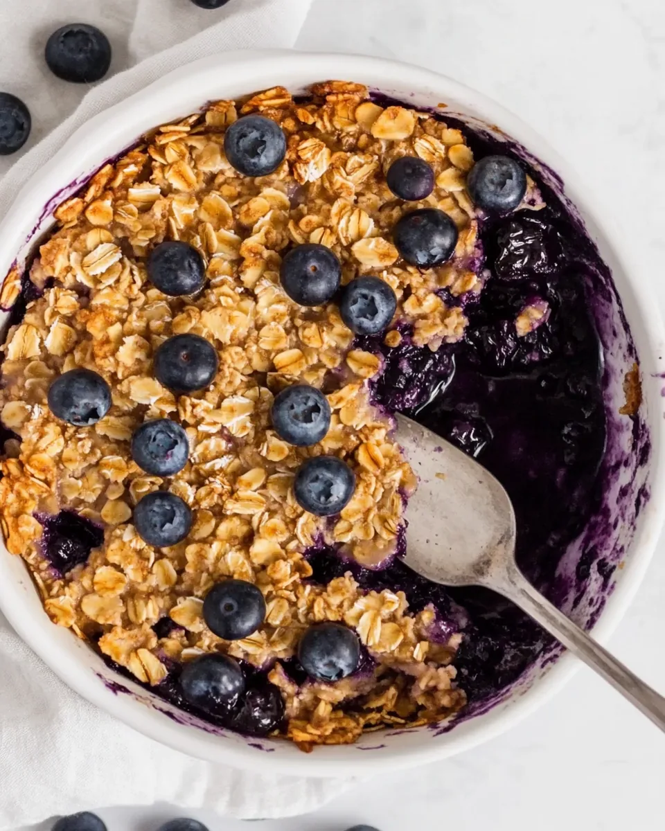 Blueberry Baked Oatmeal