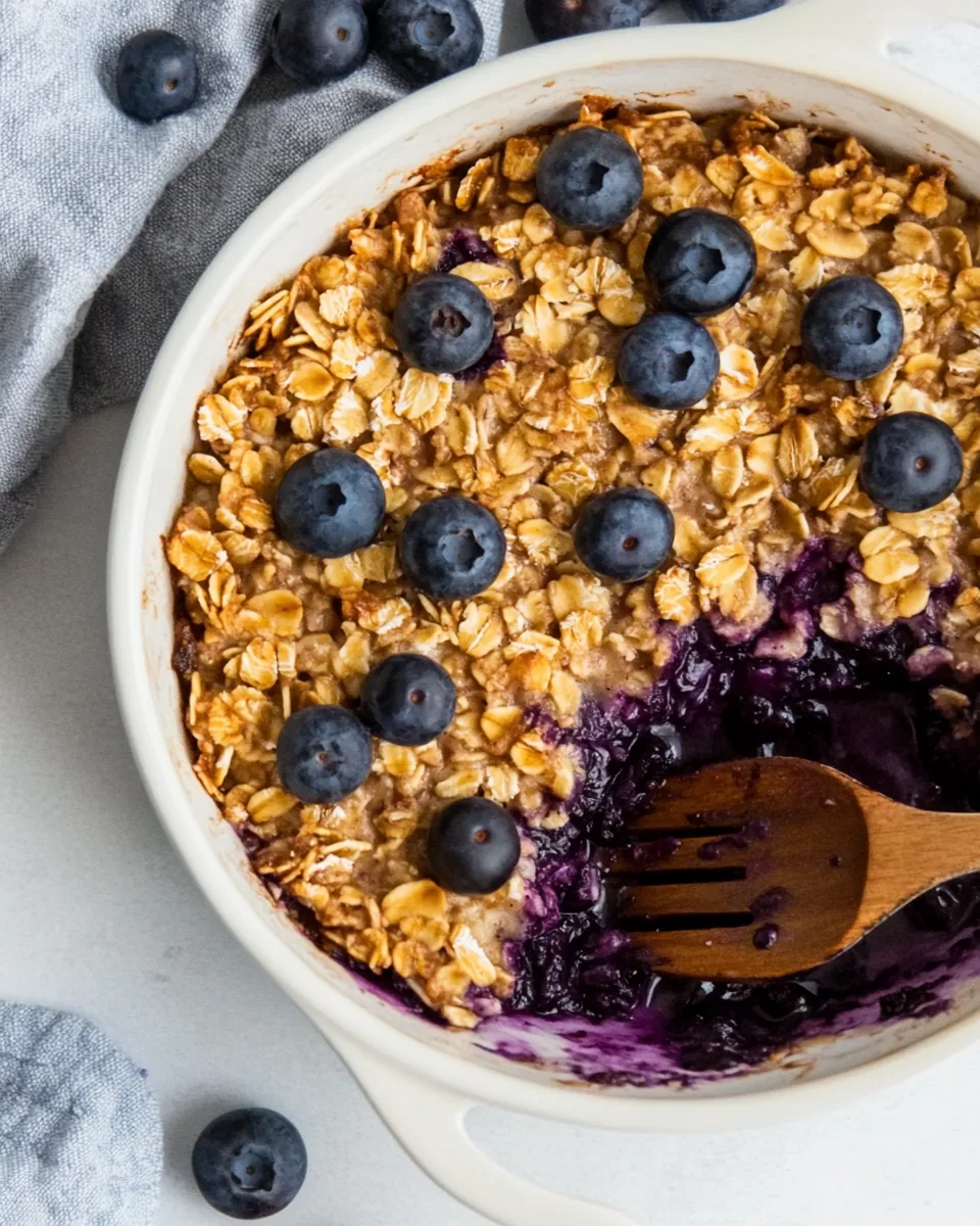 Blueberry Baked Oatmeal