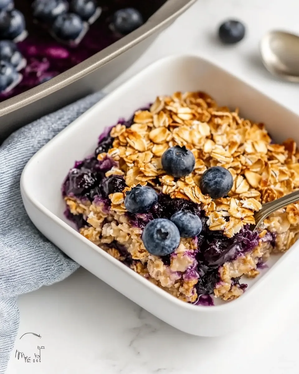 Blueberry Baked Oatmeal