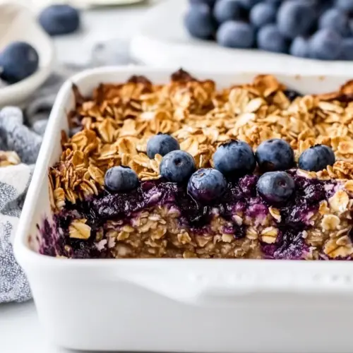 Blueberry Baked Oatmeal