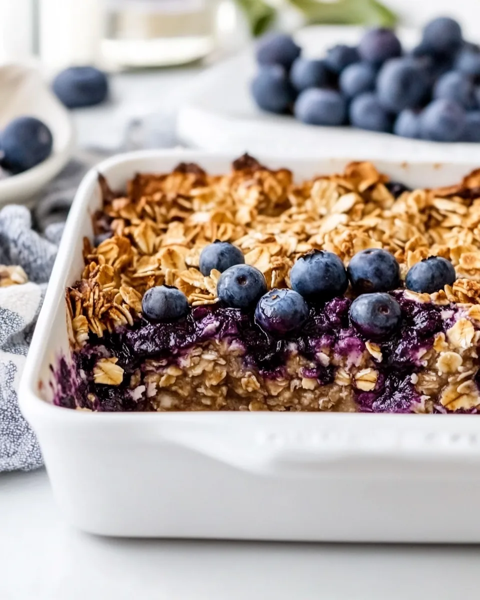 Blueberry Baked Oatmeal