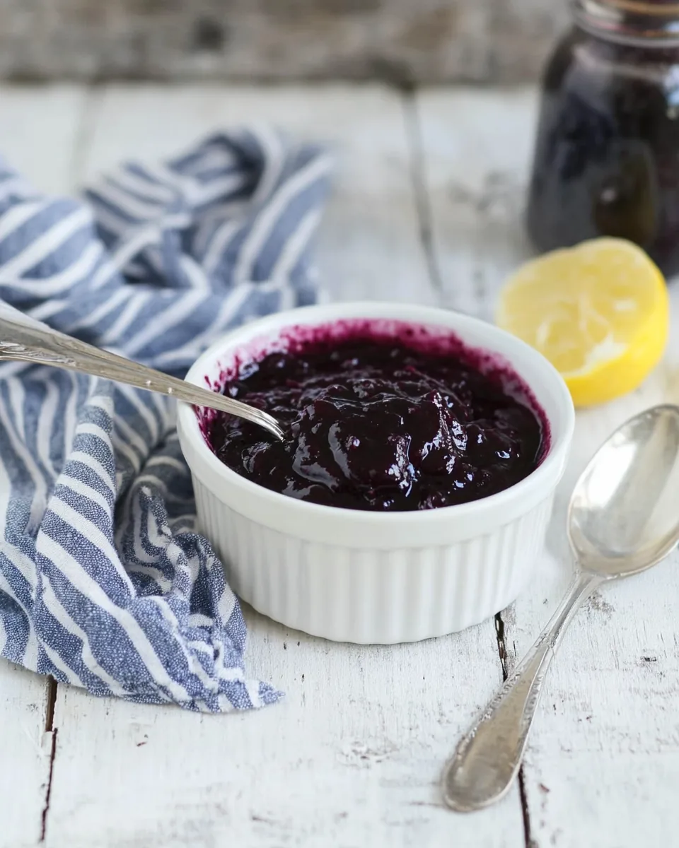 Blueberry Compote