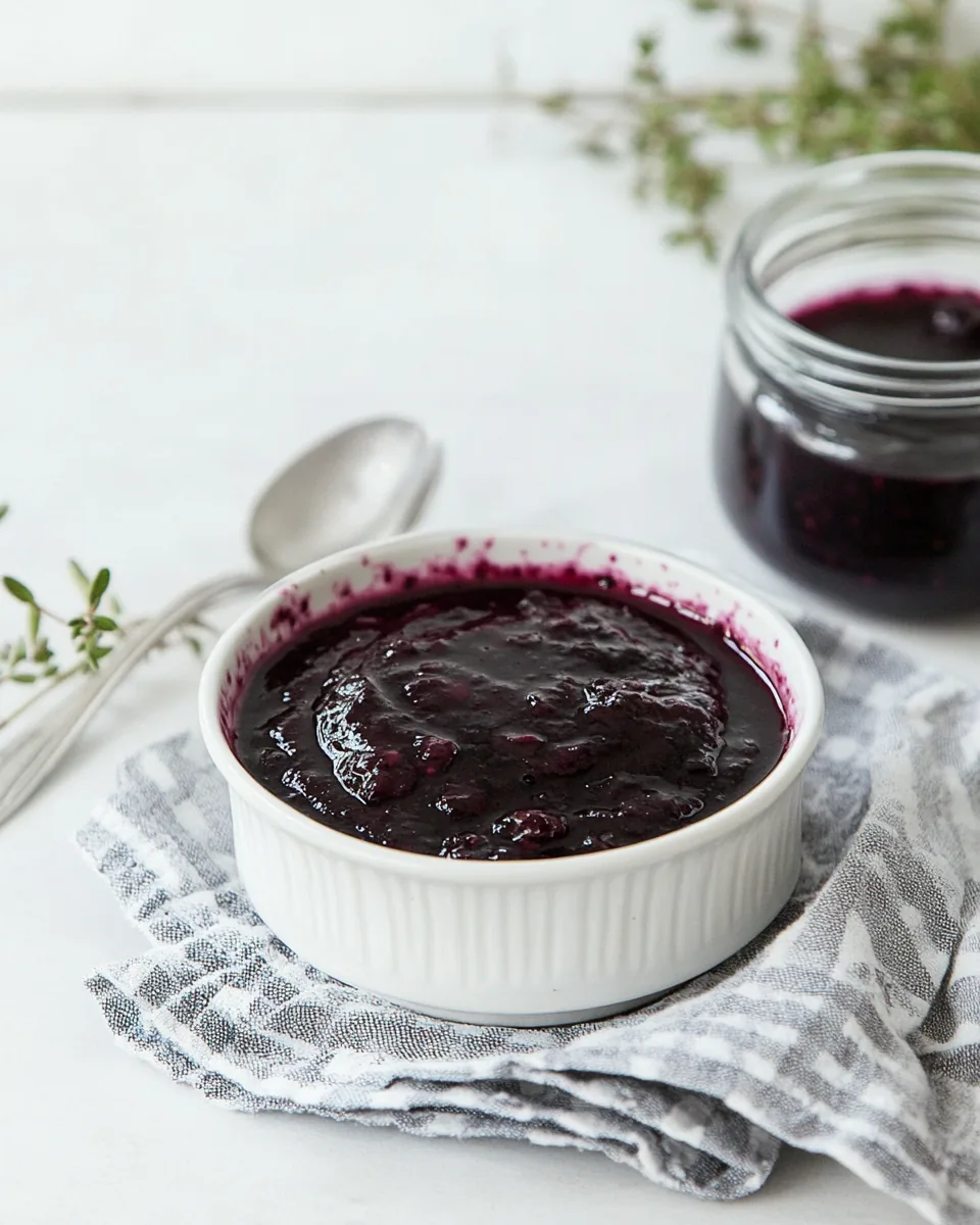 Blueberry Compote